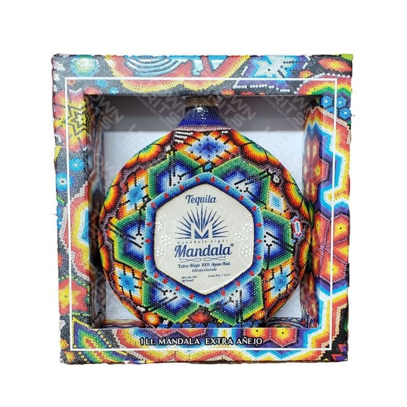 Tequila Mandala Limited Edition Extra Anejo Beaded 1L - Uptown Spirits