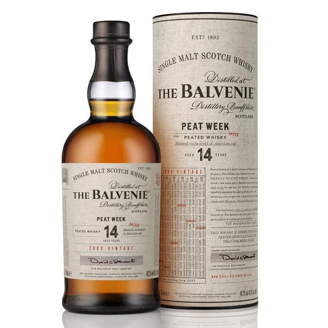 The Balvenie Peat Week 14 Year Whiskey 750ml - Uptown Spirits