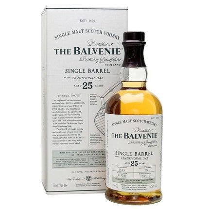 The Balvenie Single Barrel Single Malt Scotch Whiskey 25 Year 750ml - Uptown Spirits