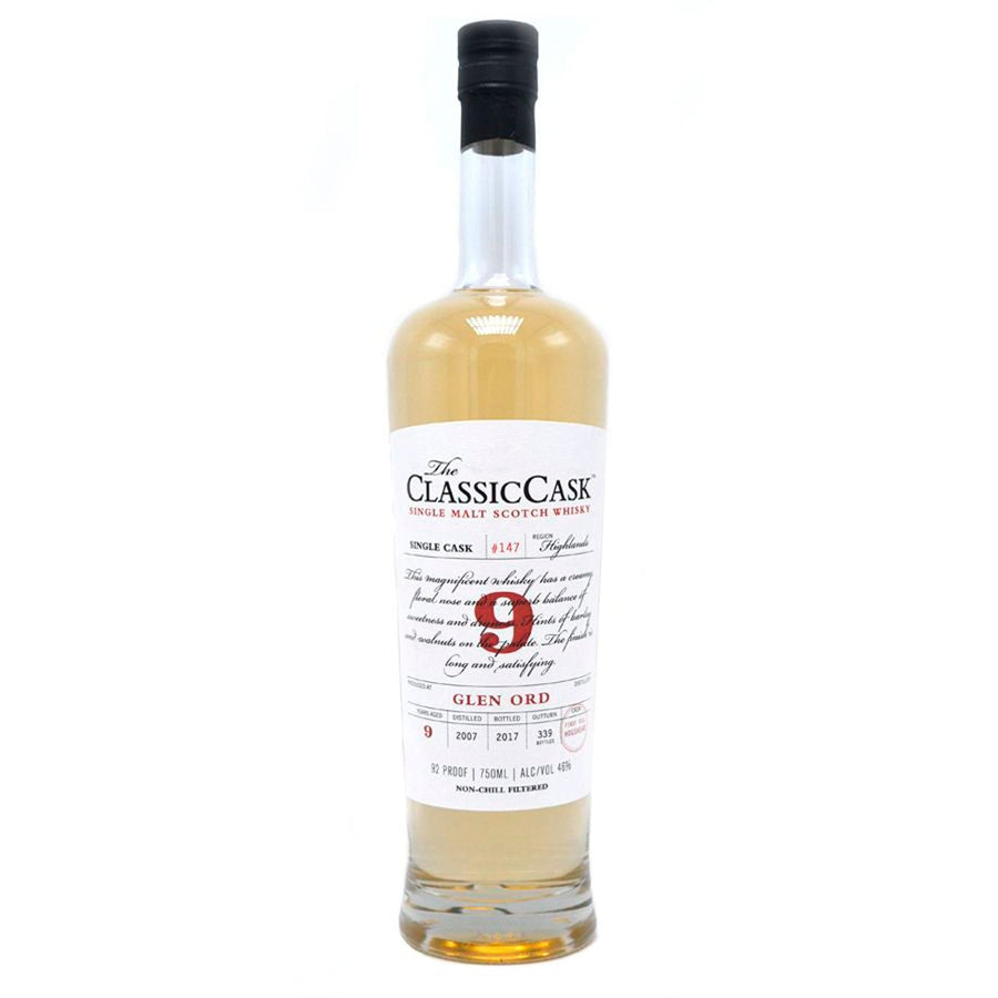 The ClassicCask Glen Ord 9 Years Single Cask Whisky 750ml - Uptown Spirits