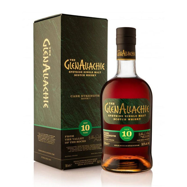 The GlenAllachie 10 Year Old Cask Strength Scotch Whisky 750ml - Uptown Spirits