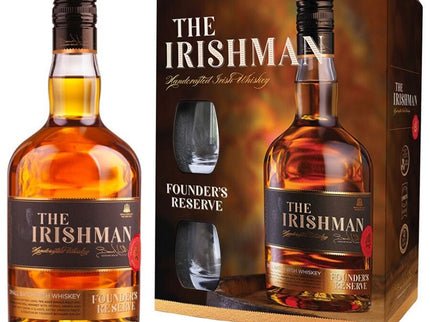 The Irishman Founder’s Reserve GIFT SET Whiskey 750ml - Uptown Spirits