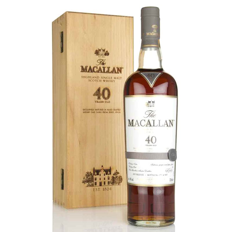 The Macallan 40 Year Sherry Oak 2016 Release Scotch Whiskey - Uptown Spirits
