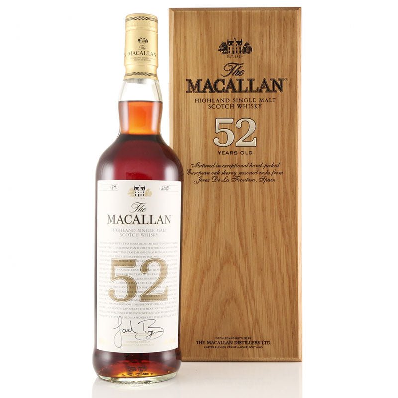 The Macallan 52 Year 2018 Release Scotch Whisky 750ml - Uptown Spirits