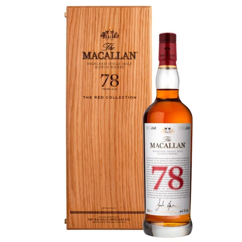 The Macallan The Red Collection 78 Year Scotch Whiskey 750ml - Uptown Spirits
