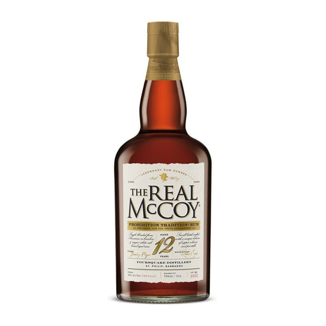 The Real McCoy 12 Year Prohibition Tradition Rum 750ml - Uptown Spirits