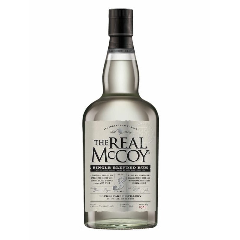 The Real McCoy 3 Year Single Blended Rum 750ml - Uptown Spirits