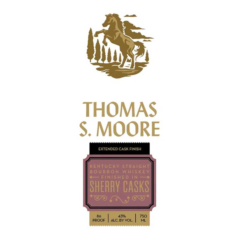 Thomas S. Moore Sherry Casks Finish Bourbon Whiskey 750ml - Uptown Spirits