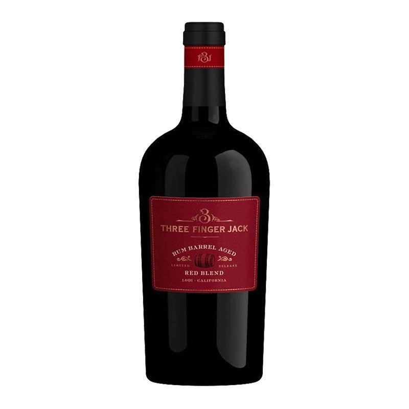 Three Finger Jack Rum Barrel Aged Red Blend Wine 750ml - Uptown Spirits