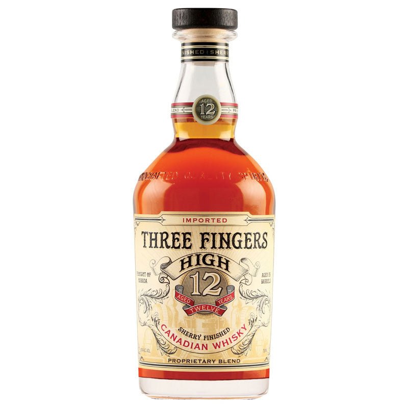 Three Fingers High 12 Years Canadian Whisky 750ml - Uptown Spirits