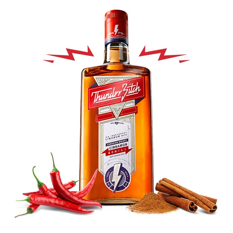 Thunder Bitch Cinnamon & Chili Whisky 700ml - Uptown Spirits