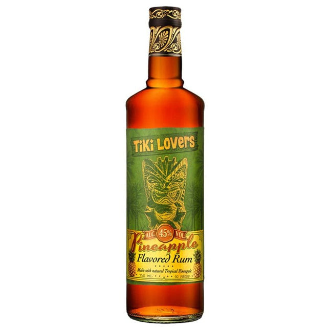 Tiki Lovers Pineapple Flavored Rum 750ml - Uptown Spirits