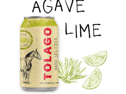 Tolago Agave Lime Hard Seltzer 6/12oz - Uptown Spirits