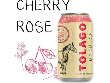 Tolago Cherry Rose Hard Seltzer 6/12oz - Uptown Spirits