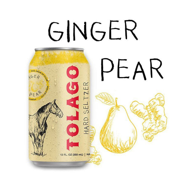 Tolago Ginger Pear Hard Seltzer 6/12oz - Uptown Spirits