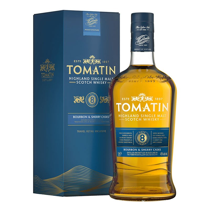 Tomatin 8 Year Old Travel Exclusive Scotch Whiskey 750ml - Uptown Spirits