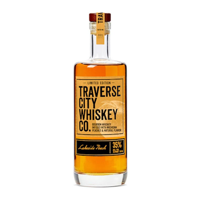 Traverse City Limited Edition American Lakeside Peach Whiskey 750ml - Uptown Spirits