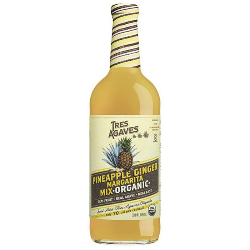 Tres Agaves Pineapple Ginger Organic Margarita Mix 1L - Uptown Spirits