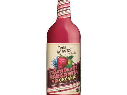 Tres Agaves Strawberry Margarita Daiquiri Mix 1L - Uptown Spirits