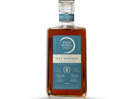 Two Souls Wisconsin 8 Year Rum Cask Finished Rye Whiskey 750ml - Uptown Spirits