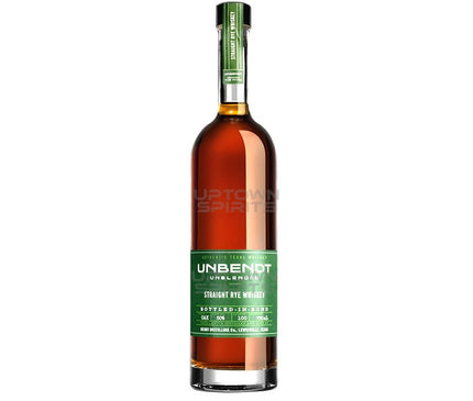 UNBendt Bottled in Bond Straight Rye Whiskey 750ml - Uptown Spirits
