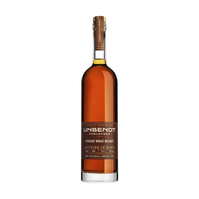 UNBendt Bottled in Bond Straight Wheat Whiskey 750ml - Uptown Spirits