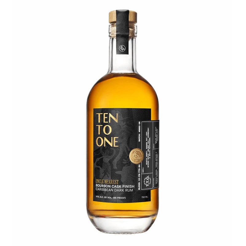 Uncle Nearest Ten To One Bourbon Cask Rum 750ml - Uptown Spirits