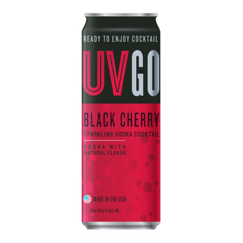 UV Go Black Cherry Sparkling Vodka Cocktail 355ml - Uptown Spirits
