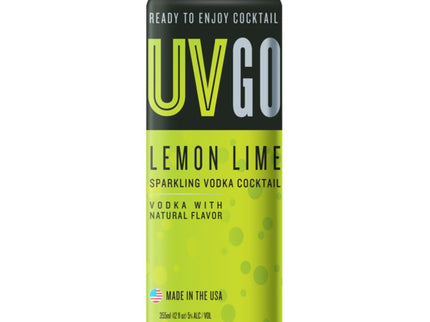 UV Go Lemon Lime Sparkling Vodka Cocktail 355ml - Uptown Spirits