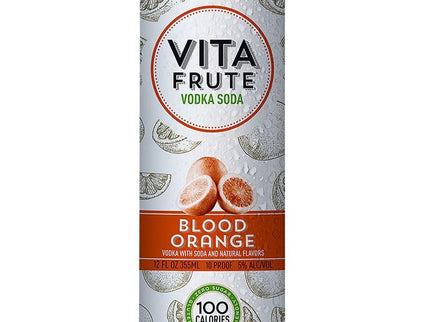 Vita Frute Blood Orange Vodka Soda 4/355ml - Uptown Spirits