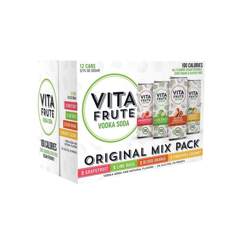 Vita Frute Original Mix Pack Vodka Soda 12/355ml - Uptown Spirits