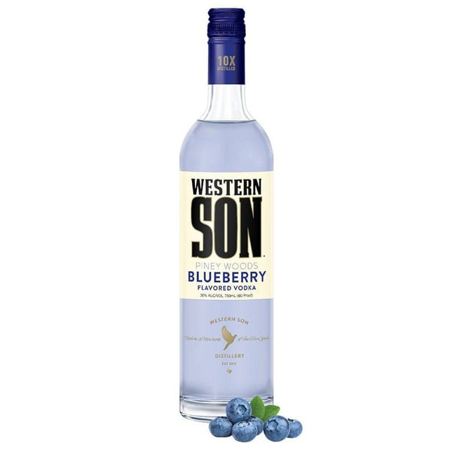 Western Son Blueberry Vodka 750ml - Uptown Spirits