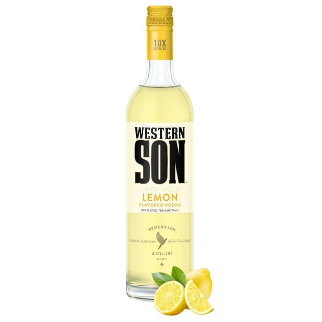 Western Son Lemon Vodka 750ml - Uptown Spirits