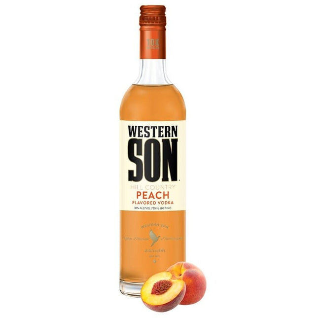 Western Son Peach Vodka 750ml - Uptown Spirits