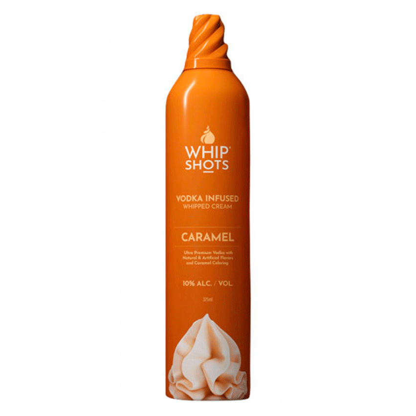 Whipshots Caramel Vodka Infused Whipped Cream 375ml | by Cardi B - Uptown Spirits