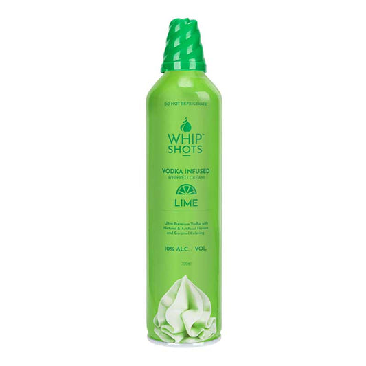 Whipshots Lime Vodka Infused Whipped Cream 200ml by Cardi B Uptown Spirits