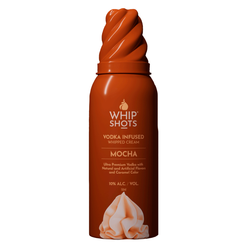 Whipshots Mocha Vodka Infused Whipped Cream 50ml | by Cardi B - Uptown Spirits