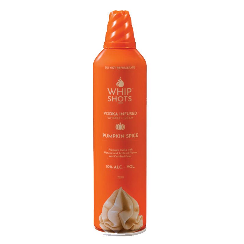 Whipshots Pumpkin Spice Vodka Infused Whipped Cream 200ml | by Cardi B - Uptown Spirits