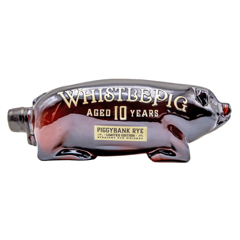 WhistlePig 10 Years Piggybank Rye Whiskey 1L - Uptown Spirits