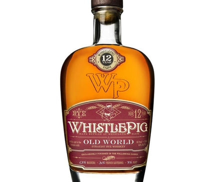 WhistlePig Old World 12 Year Old Rye Whiskey 750ml - Uptown Spirits