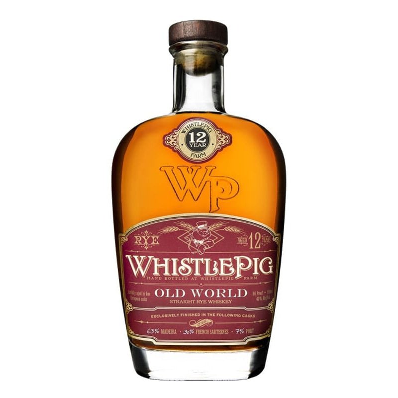 WhistlePig Old World 12 Year Old Rye Whiskey 750ml - Uptown Spirits
