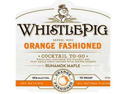 WhistlePig Orange Fashioned Cocktail 375ml - Uptown Spirits