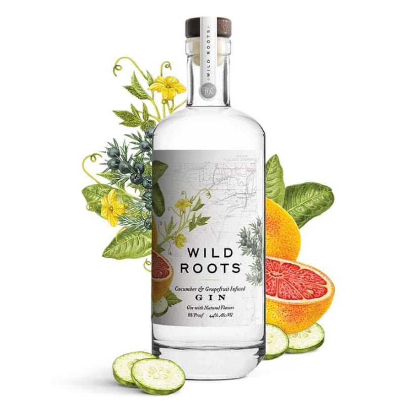 Wild Roots Cucumber & Grapefruit Infused Gin 750ml - Uptown Spirits