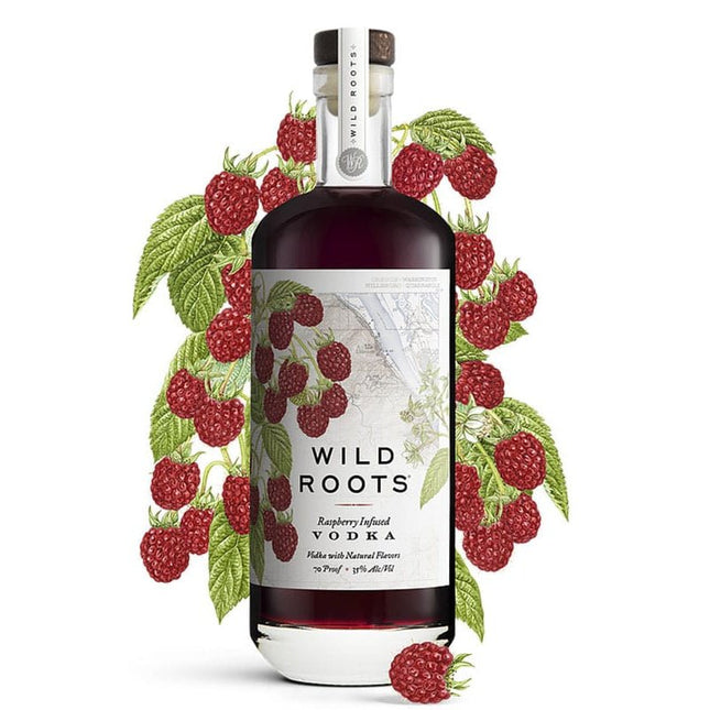 Wild Roots Raspberry Infused Vodka 750ml - Uptown Spirits