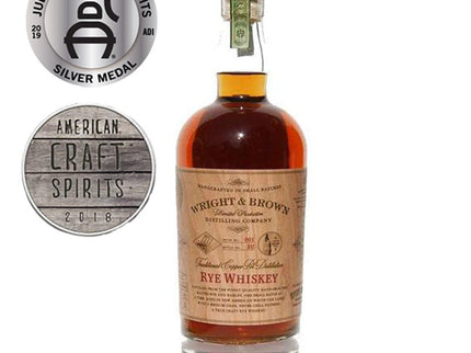 Wright & Brown Barrel Rye Whiskey 750ml - Uptown Spirits