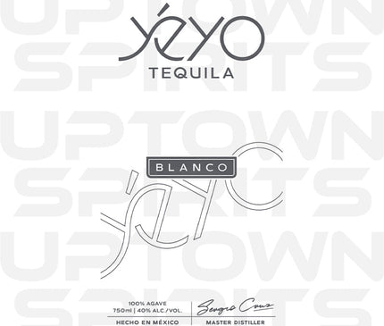Yeyo Blanco Tequila 750ml - Uptown Spirits